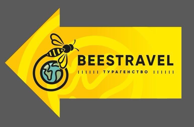 Оригінальна емблема BeesTravel — бджола навколо земної кулі